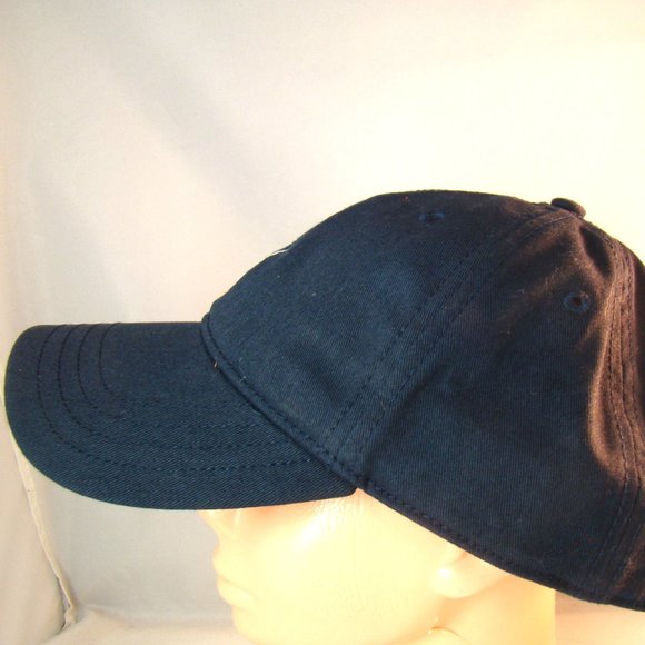 Nautica Hat Navy Blue Relaxed Fit Adjustable Cap Mens Women Unisex - Picture 2 of 9